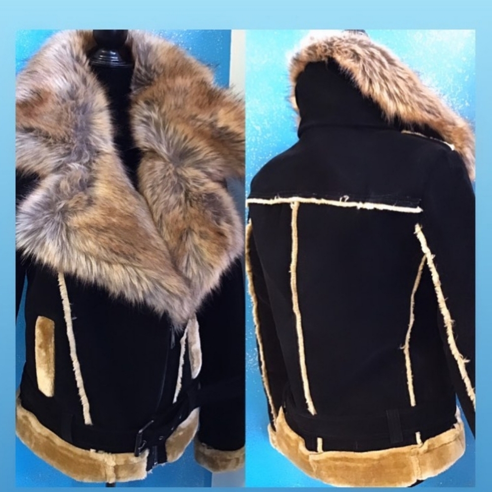 Shearling Faux Fur Coat